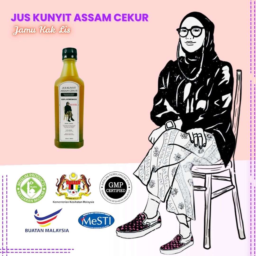 Jus Kunyit Assam Cekur Kak Lis